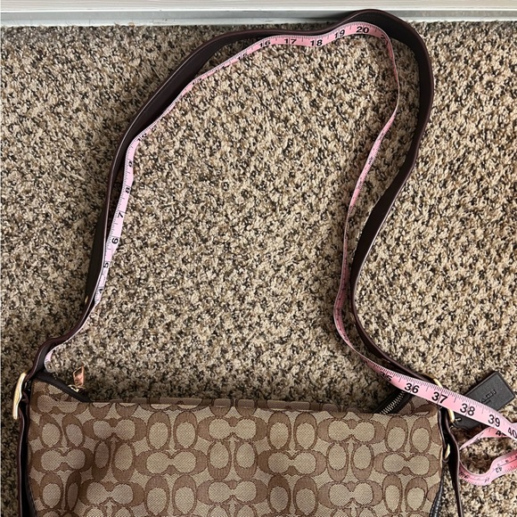 Coach - Signature Jacquard Dufflette - Khaki/Brown/Light Gold - Picture 12 of 15